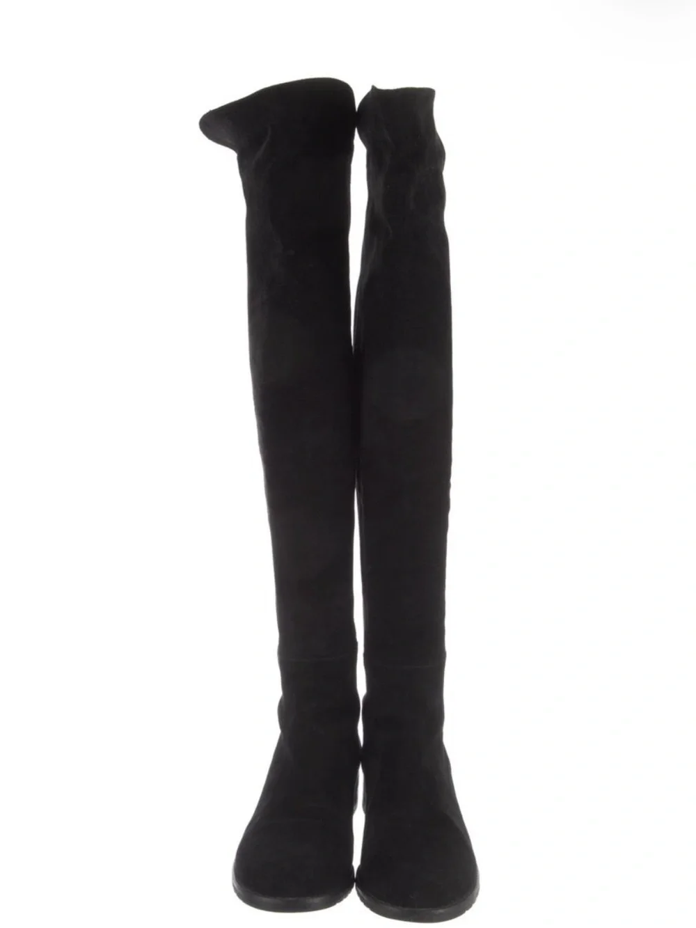 STUART WEITZMAN Suede Black Over-the-Knee Women's Boot 6.5